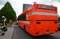 Schwerer Bus Unfall Koeln Porz Gremberghoven Neuenhofstr P080
